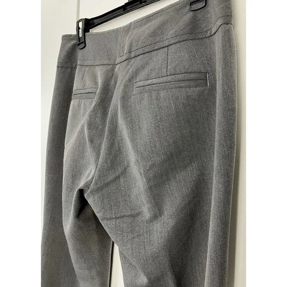 ELLE Womens Gray Straight Leg Dress Pants Size 6 - Picture 6 of 7